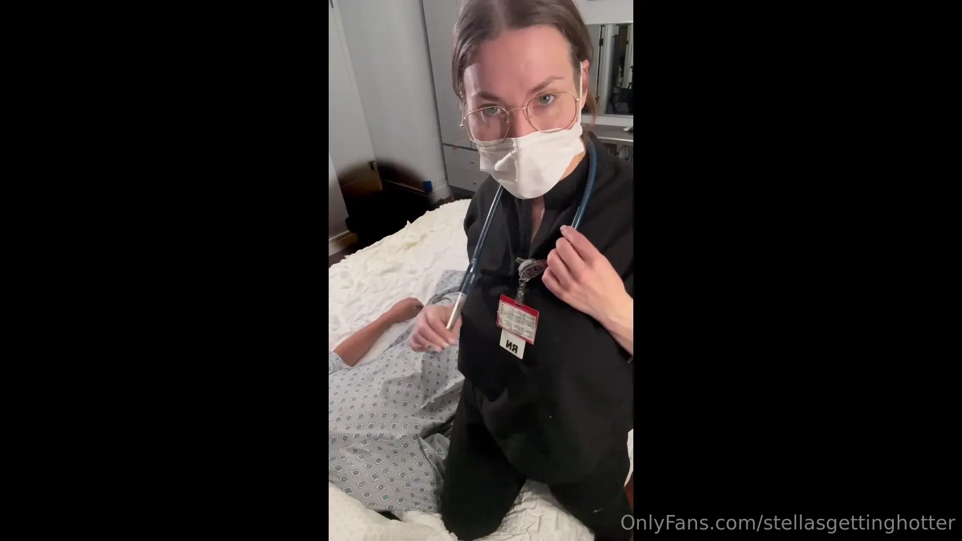 Prostate milking with nurse stella i m very serious when it s time for 