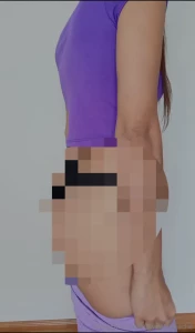 Taking off my gym leggings part 1