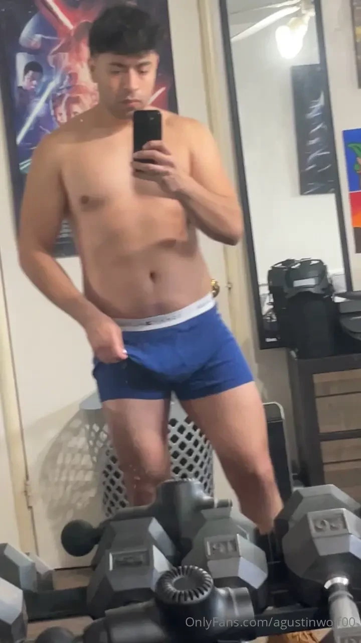 Leg check before the workout 