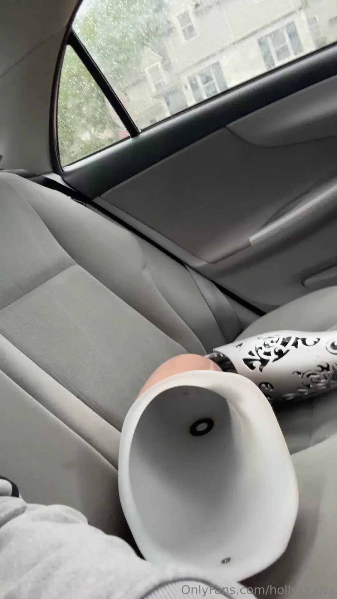 When your car breaks down and you must lyft to your prosthetic 