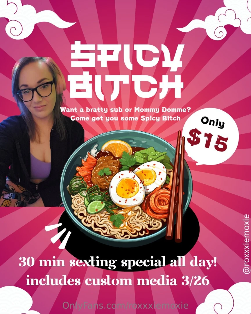 15 all day roxxie is moving this week specials all around next few 