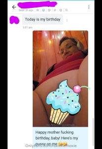 Happy fucking birthday np holla at ya girl when it s your happy