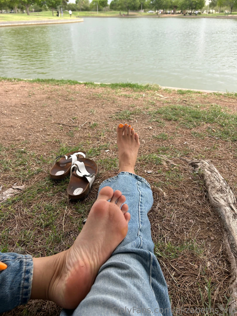 Had to go barefoot at the park for a sec part 3 