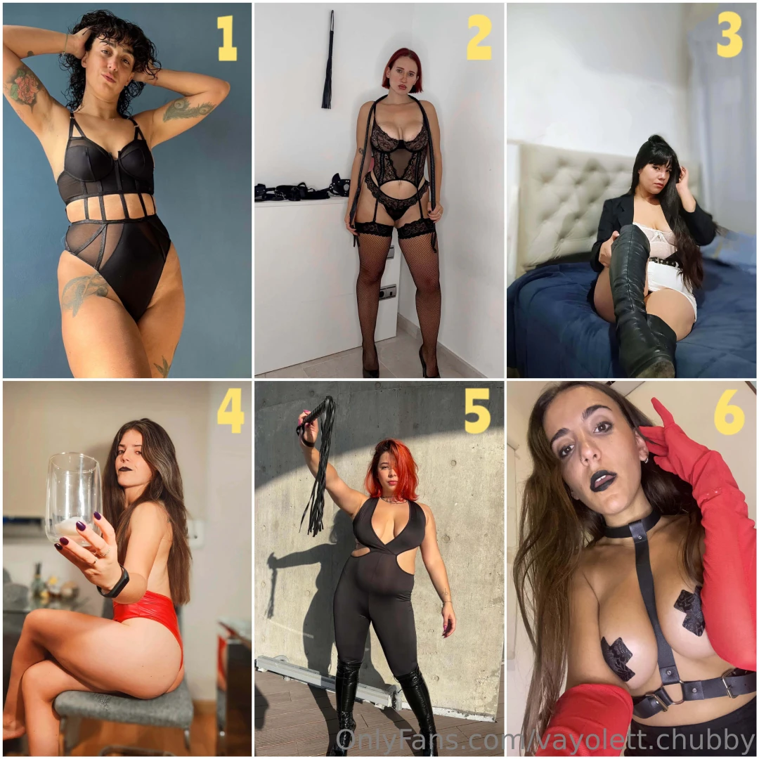 You just found 6 goddesses of pleasure subscribe them and start 