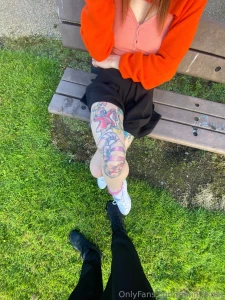 Good girls sit legs crossed on command