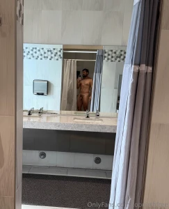 Wrapped up tight but not for long just wait till this towel slips off