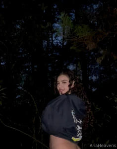 Imagine a private date in the woods just you and me