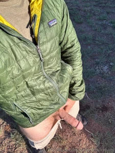 Woke up in my tent and my cock was the hardest it s ever been
