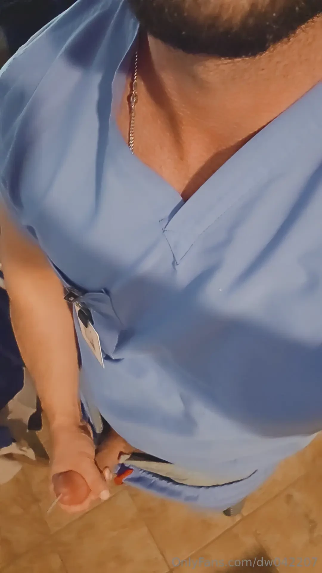 Little quickie cum session on lunch break in scrubs 