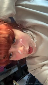 Your cum on my face part 1