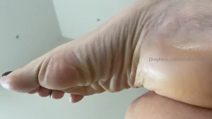 Got a pedi after this my heels were a little dry what can i say just