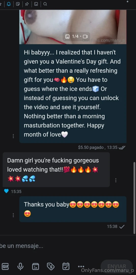 Hi mys fans and here is what my valentine s gift provokes are you part 2 