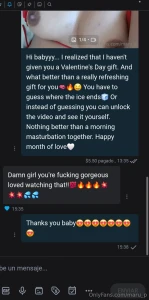 Hi mys fans and here is what my valentine s gift provokes are you part 2