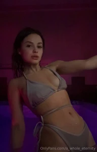 Leaning forward just enough to tease close but not close enough
