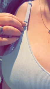 Nursing bras are great for quick access send me a tip and i ll send