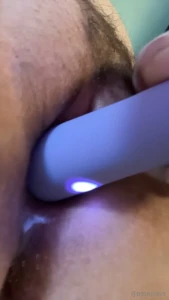 I was so horny yesterday i couldn t help but cream all over my toy