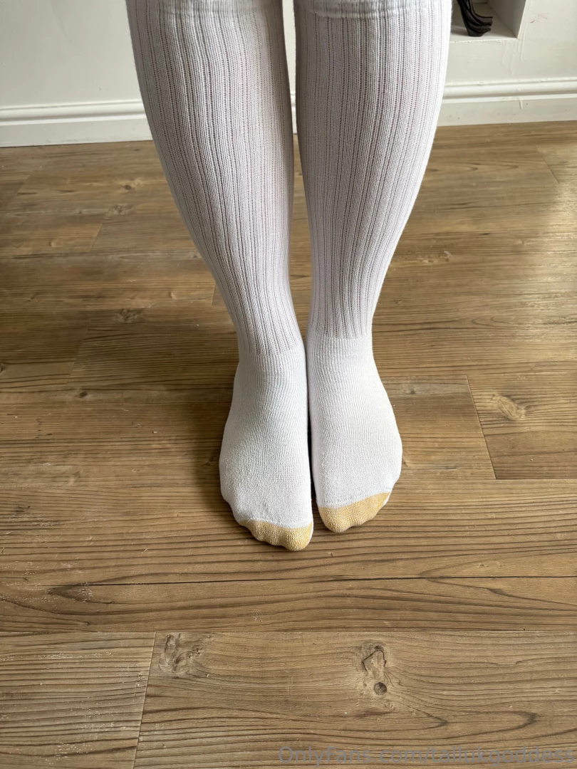 Huge size 18s in calf length socks measured against ruler in multiple part 1 