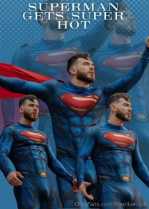 Feel my power inside you the horny super hero will leave you