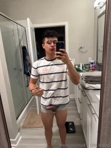 I gooned too hard and inadvertently squirted on my face again