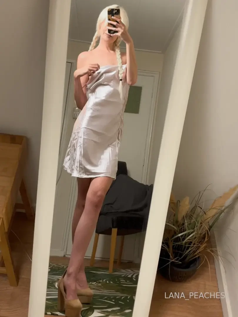 Got this new silk dress to sleep like the goddess i am gifted by al 