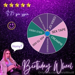 It s my birthday but i m treating you tip 25 for your special treat i