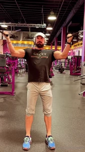 Pumping those arms up