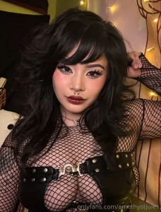 Wearing black to match my heart and my eyeliner