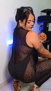 Spanish footjob happy halloween baby me disfrace de gatita para que me