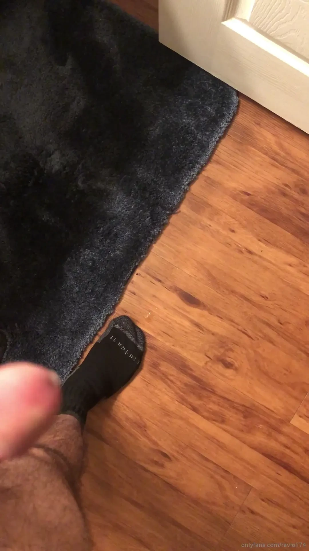 Fan socks thought i d step in some of my precum 