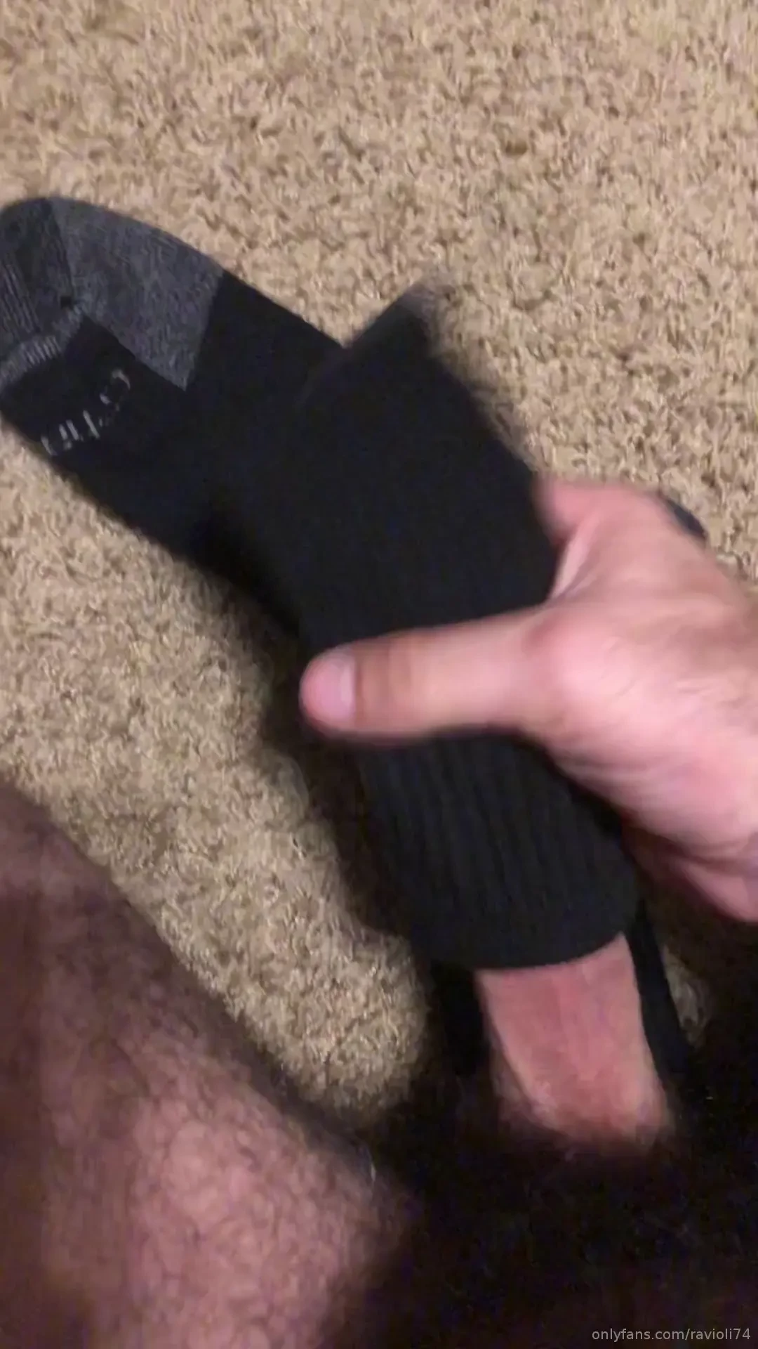 Prepping some socks for a fan 