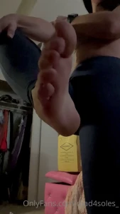 Sit there like a good foot bitch amp enjoy the show