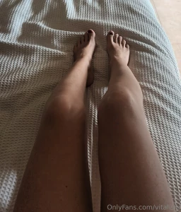 I love being in bed and feeling my legs against the soft sheets