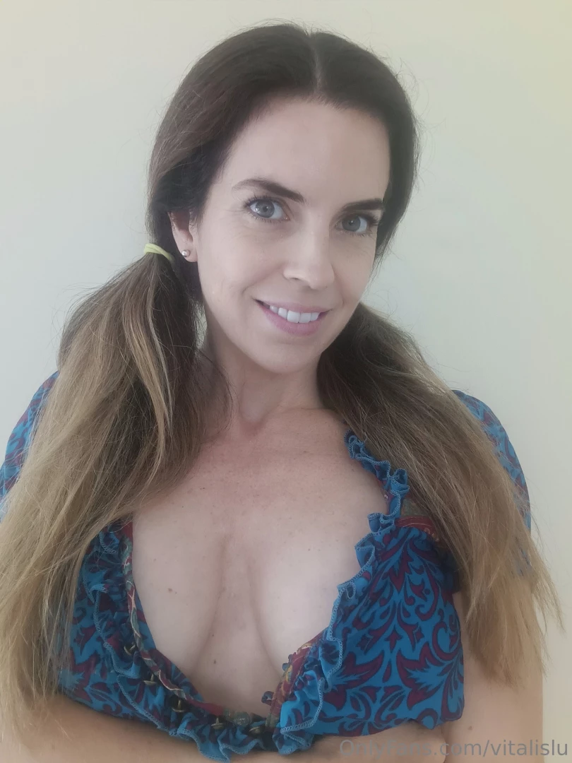 Two pigtails one naughty mind ready to play 