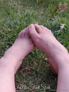 Warm weather gives me an opportunity to let me feet breathe in the