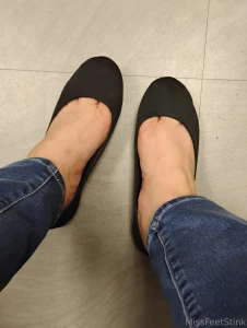 Cloth flats amp sweaty feet really don t mesh very well when you re part 4