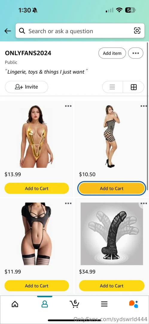 Wishlist is updated 