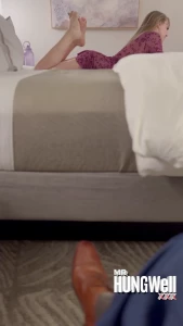 Moments before the debauchery begins with the mouth dropper