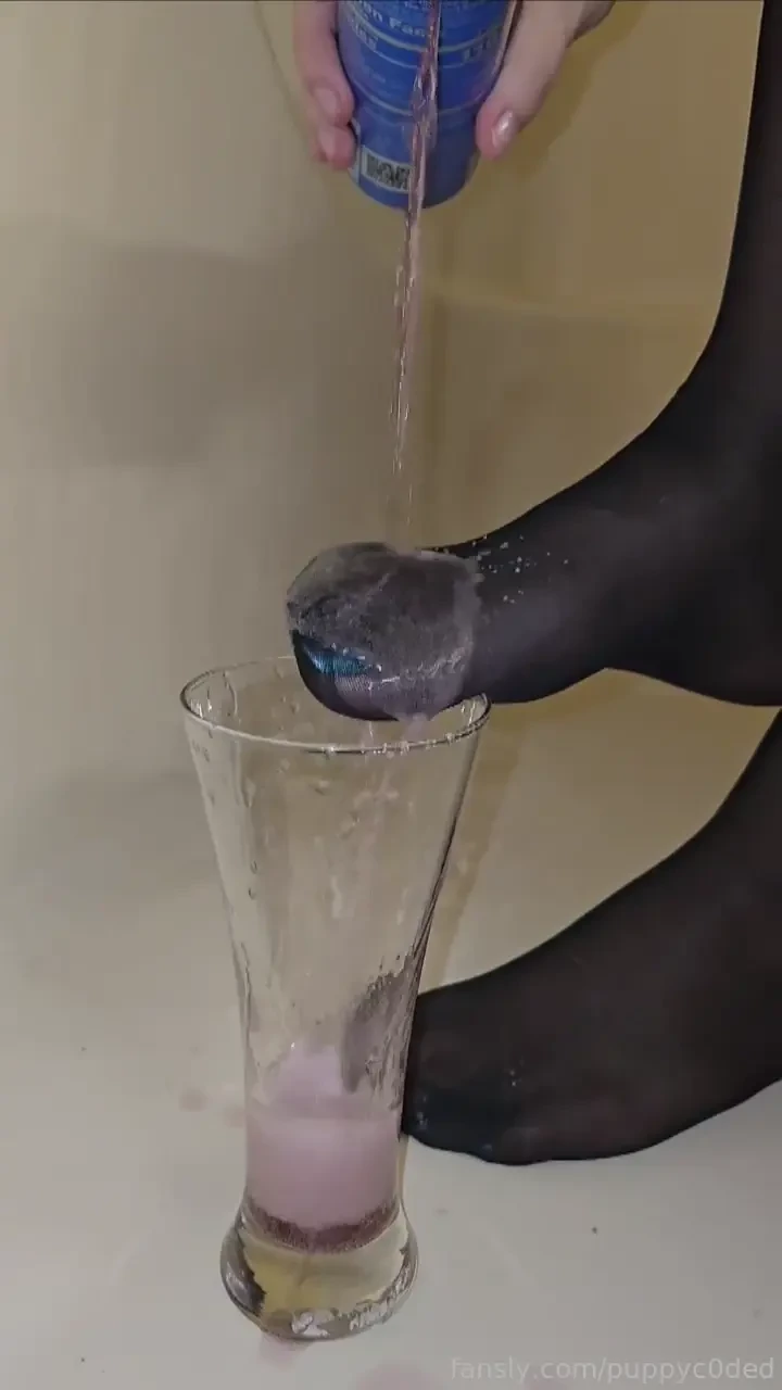 Good morning master are you thirsty i have a drink for you footfetish part 1 