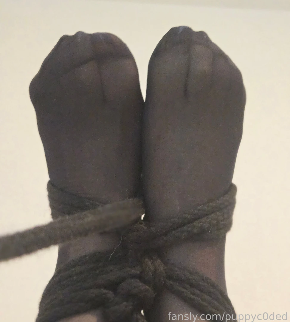 All tied up and helpless feet soles toes restraints shibari nylons part 5 