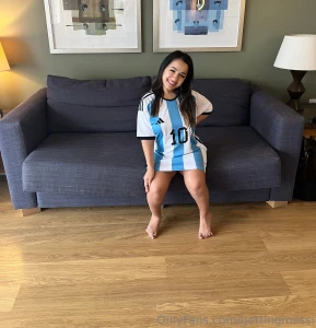 Absolutely glazed 4ft 2 latina messi fan s face video out soon part 3