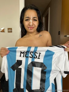 Absolutely glazed 4ft 2 latina messi fan s face video out soon part 5