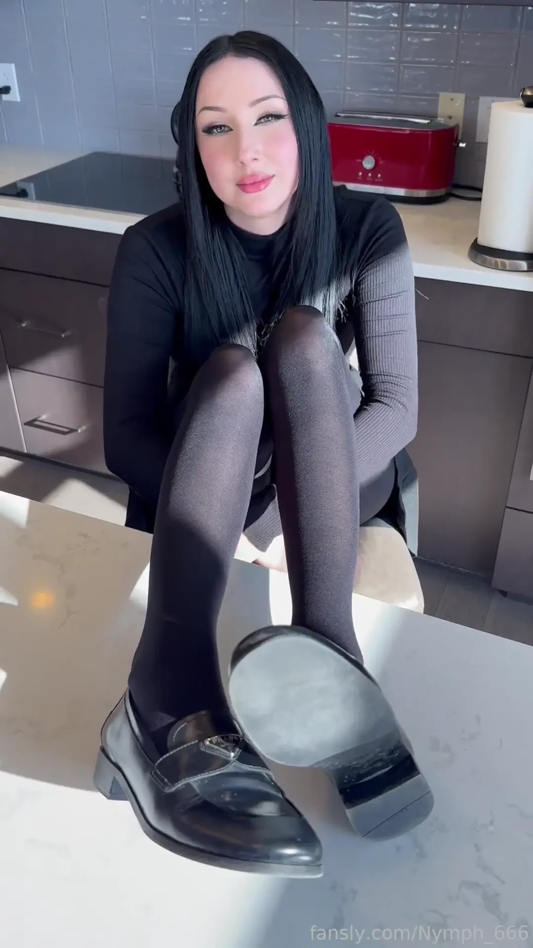 Your bratty tsundere classmate calls you out for perving on her nylon 