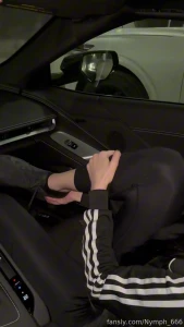 Eyes on the road perv feet bigfeet footfetish socks soles toes egirl