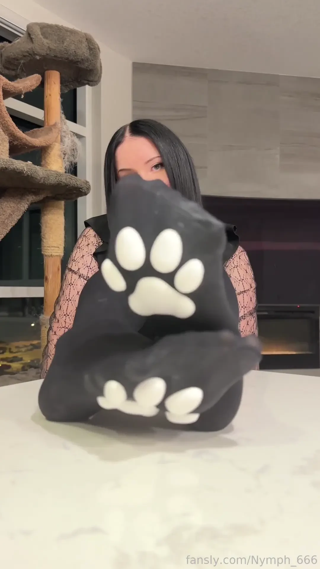 What are these white stains on my paws feet bigfeet footfetish egirl 