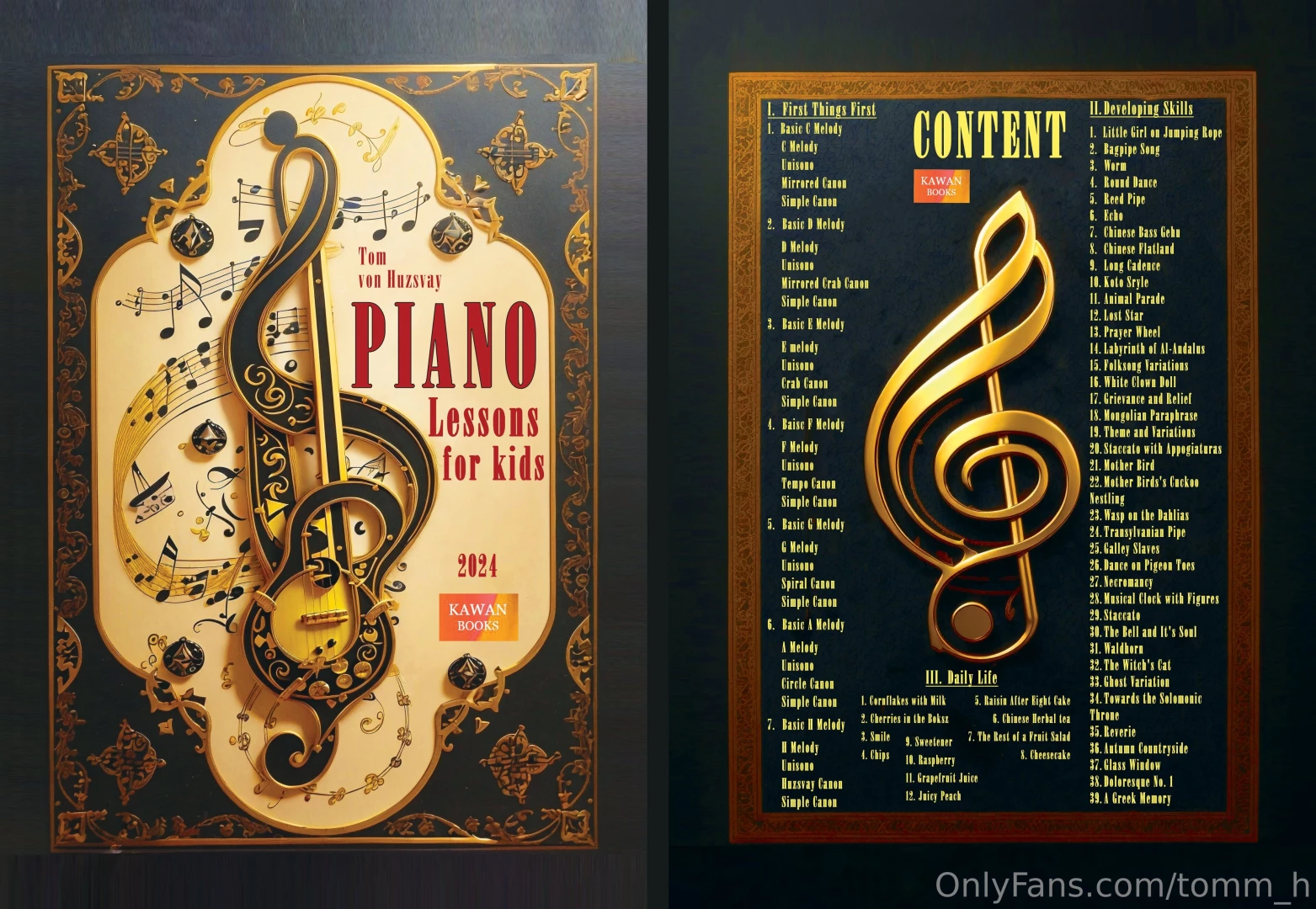 Sometimes i publish from my piano compositions 