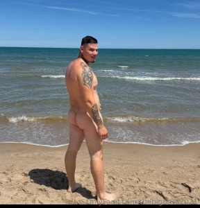 The pig in chief on the nudist beach help me go to the nudist beach to