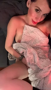 Cozy on the couch thinking about your hard cock