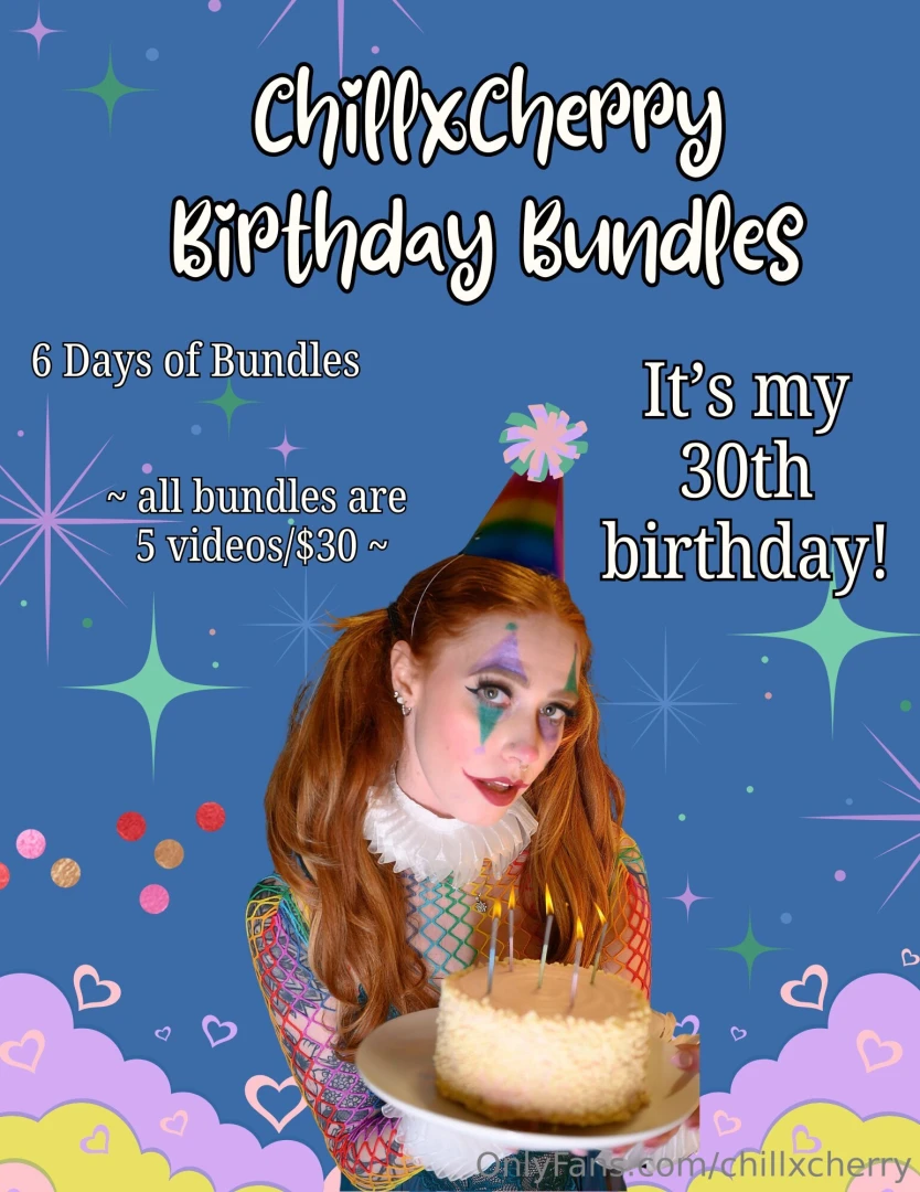 For the week leading up to my 30th birthday 3 15 i ll be sending out 6 