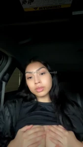 Playing with myself in my car