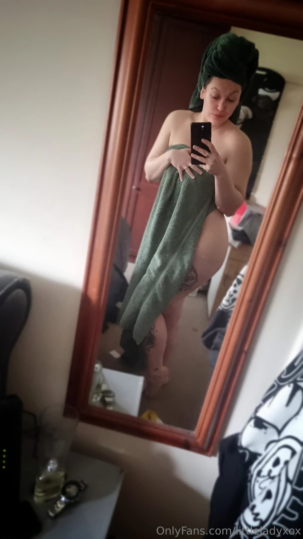 Happy hump day everyone oops my towel slipped 